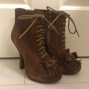 Betsy Johnson Ankle Heeled Booties